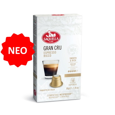 Κάψουλες εσπρέσσο Saquella Gran Cru 100% Arabica (Αρωματικός)